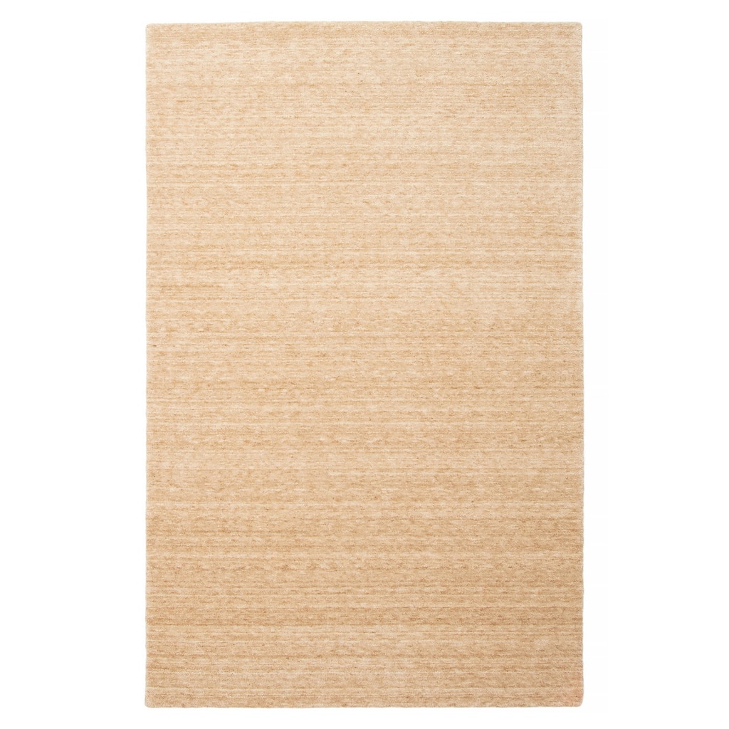 ECARPETGALLERY Hand Loomed Kashkuli Gabbeh Beige Wool Rug - 5' 1" x 8'