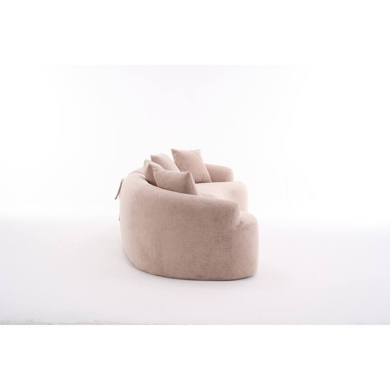 Home Furniture Sleeper 4 Seater Sectional Sofa with 4 Pillows