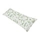 preview thumbnail 1 of 2, Floral Leaf Collection Body Pillow Case (Pillow Not Included) - Green White Boho Watercolor Botanical Woodland Tropical Garden