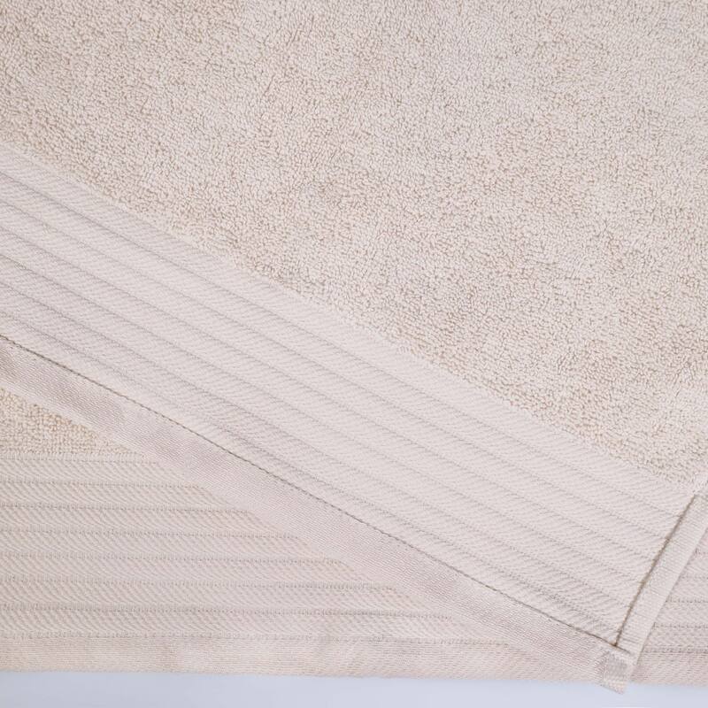 Turkish Cotton Herringbone and Solid Washcloth Towel Set by Superior