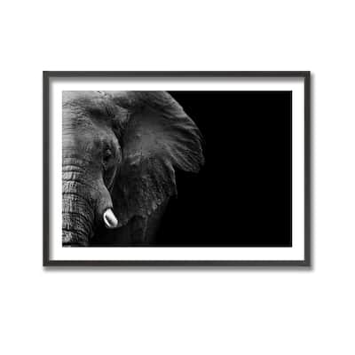 "Elephant" Framed Print Wall Art by WildPhotoArt