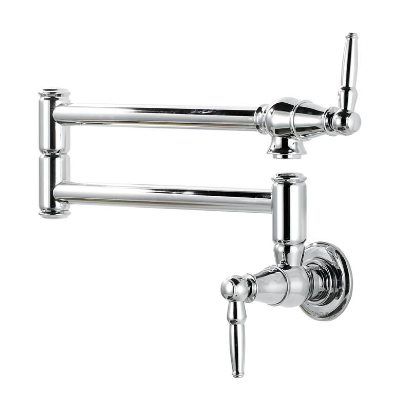 WOWOW Modern Retro Folding Filled Faucet - Polished Chrome
