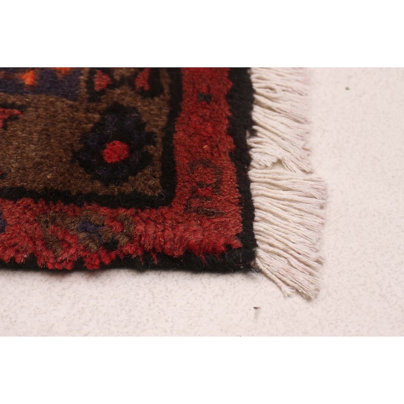 ECARPETGALLERY Hand-knotted Andelz Red Wool Rug - 3'1 x 4'6