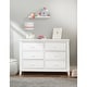 preview thumbnail 6 of 9, 3 Piece Crib Changing Station 6 Drawer Dresser Nursery Furniture Set