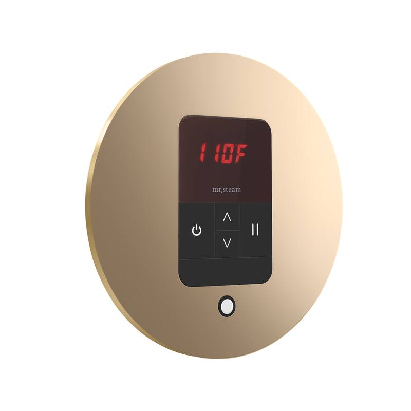 Mr Steam ITRD Itempo Round Steam Shower Control and Steamhead