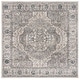 preview thumbnail 7 of 12, Martha Stewart by SAFAVIEH Abramina Vintage Rug 6'7" Square - Ivory/Grey - Square