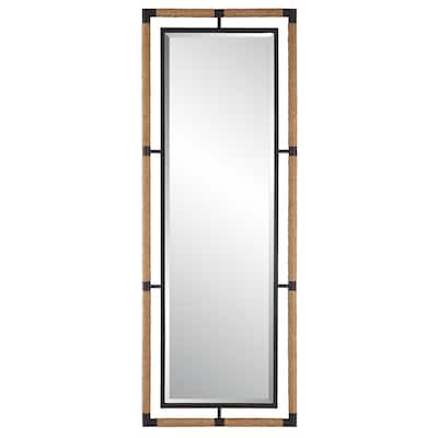 Uttermost Melville Iron & Rope Tall Mirror - 28"W x 76"H x 2"D