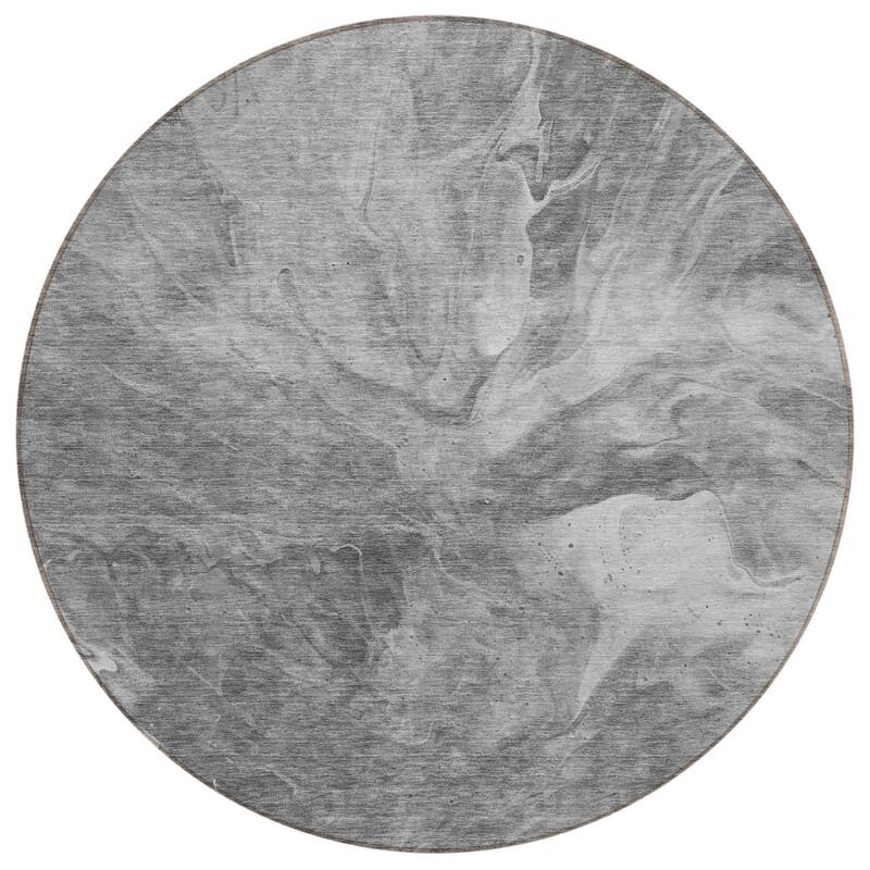 HomeRoots Abstract Transitional Rectangle Outdoor Rug