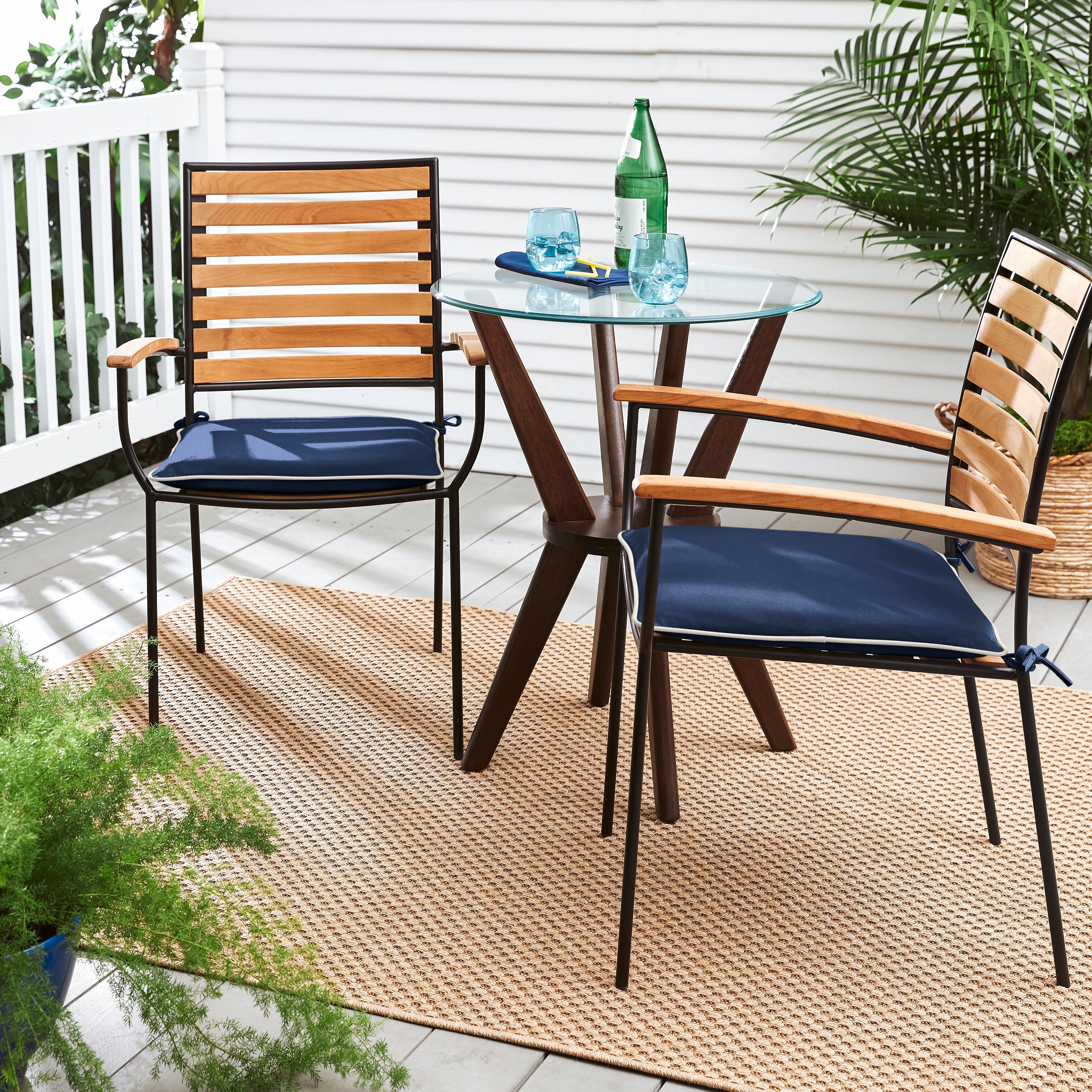 Canvas hot sale bistro set
