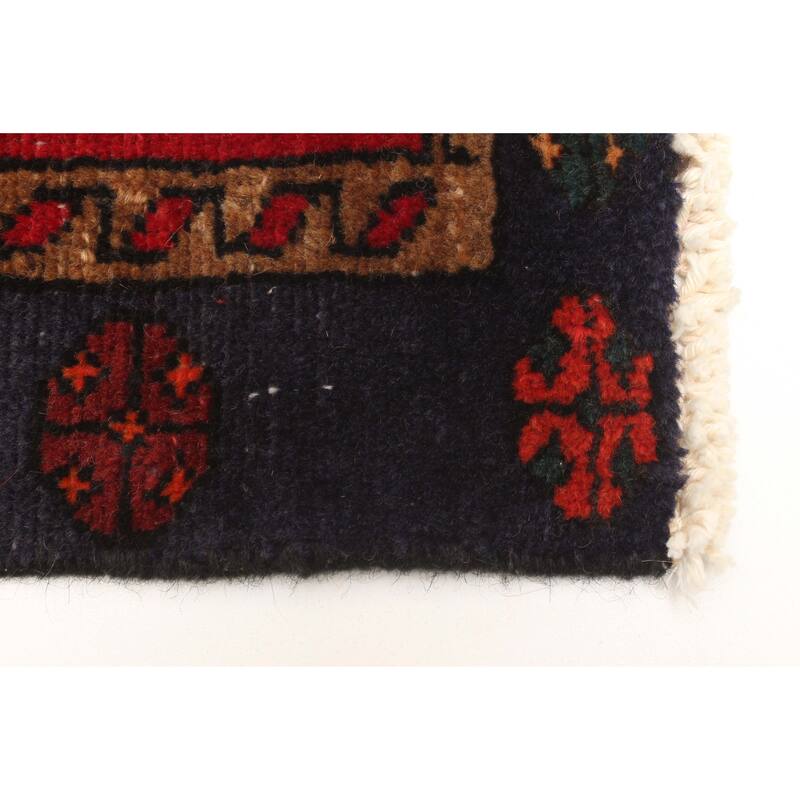 ECARPETGALLERY Hand-knotted Antalya Vintage Red Wool Rug - 4'2 x 6'9