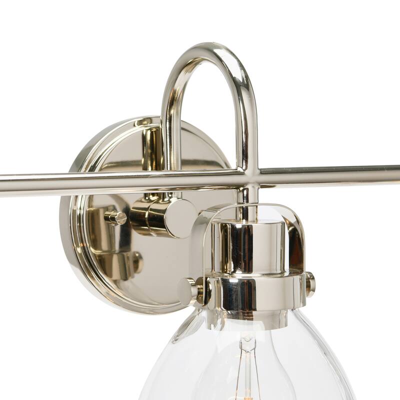 Robert Stevenson Lighting Avalon - Metal and Glass Vanity Light