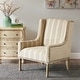 preview thumbnail 1 of 7, Madison Park Tita Tan Geometric Patterned Accent Chair Tan/Natural