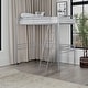 preview thumbnail 2 of 1, Furniture of America Landers Modern Twin Metal Loft Bed with Attached Angled Ladder Silver