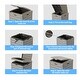 preview thumbnail 6 of 7, 31 Gal. Waterproof Resin Outdoor Trash Can Storage with Tiered Lid and Drip