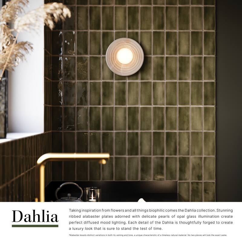 Alora Lighting WV346006 Dahlia 6" Tall LED Bathroom Sconce