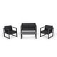 preview thumbnail 6 of 40, Navan Outdoor 4-piece Conversation Set by Christopher Knight Home