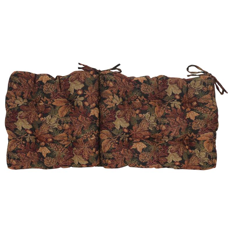 Tapestry Tufted Seat/Back Chair Cushion (Multiple Sizes)