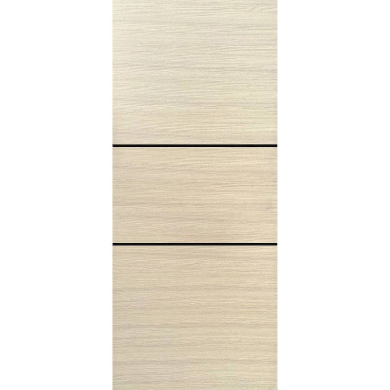 Slab Barn Door Panel 28x80 Planum 0014 Natural Veneer Sturdy Finished - 30" x 80"
