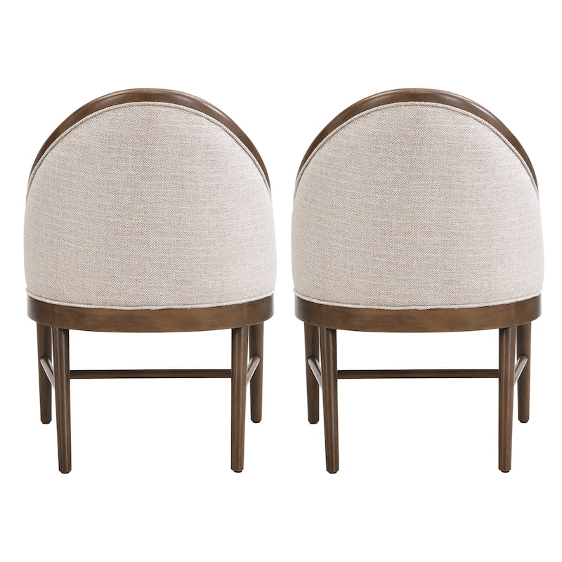 Christopher Knight Home- Galadriel Rubberwood Dining Chairs (Set of 2)