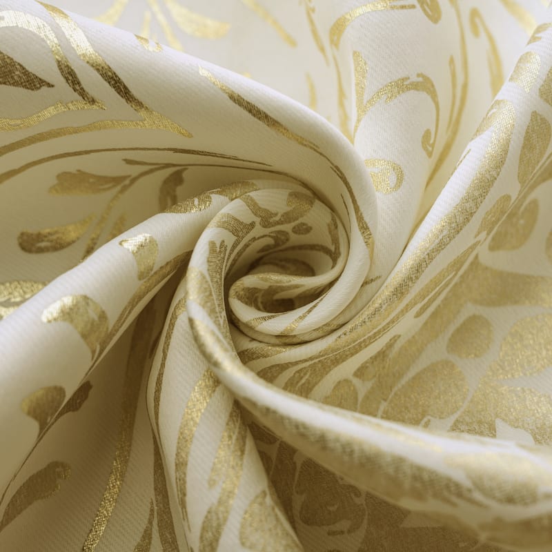 Helena Foil Privacy Window Curtain