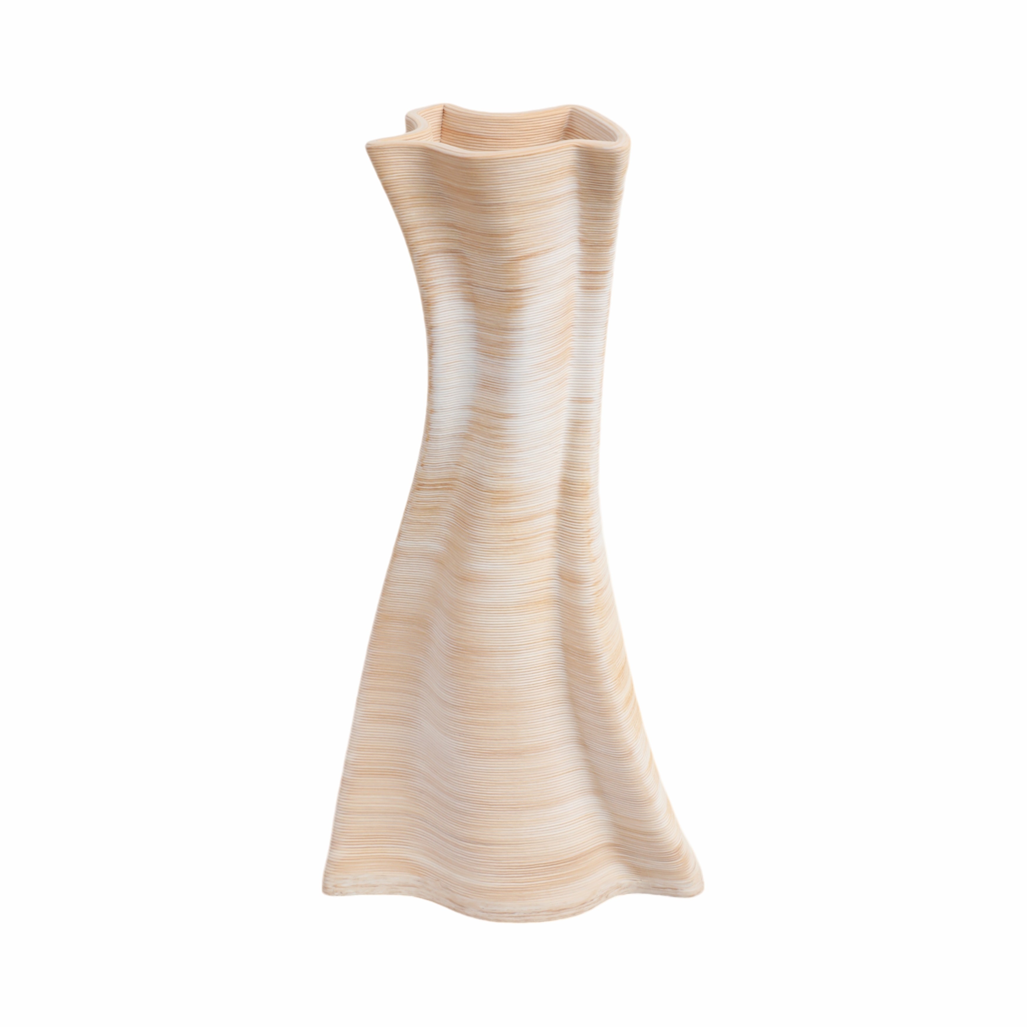 Sagebrook Home Norissa 3D Printed Porcelain Vase
