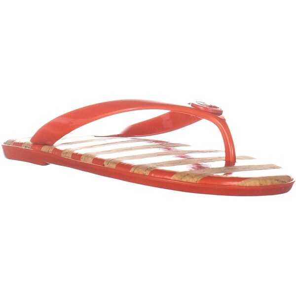 michael kors jet set jelly flip flops