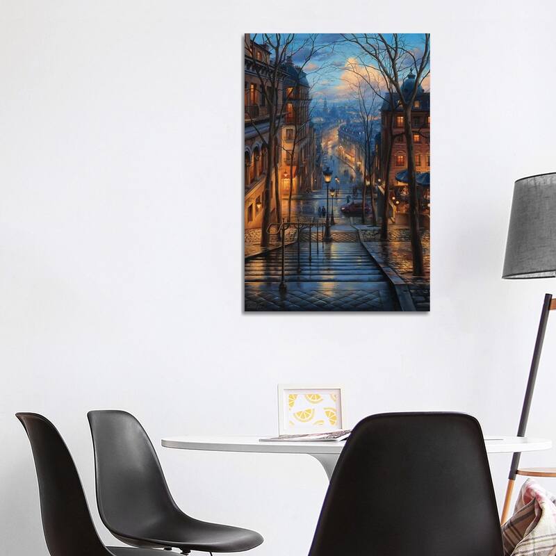 iCanvas "Montmartre Spring" by Evgeny Lushpin Canvas Print - 40x26x1.5