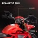 preview thumbnail 12 of 25, Kids Electric Dirt Bike with Training Wheels, 6V Battery, and Realistic Sounds for Ages 3-8