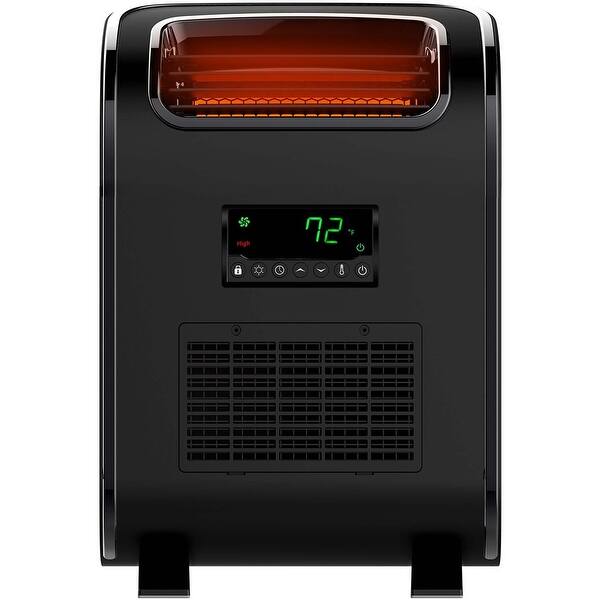 slide 1 of 6, LifeSmart 3-element Slim Line Heater Unit (Smaller Version)-Black Chrome
