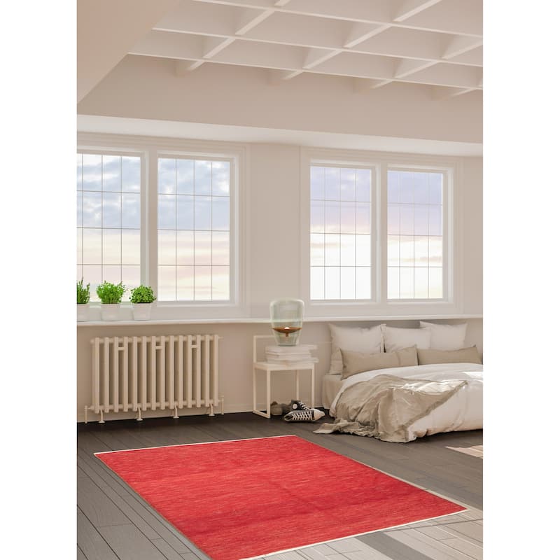 Ankara FW Red Kilim 5'10" x 6'2" - 5'10 x 6'2
