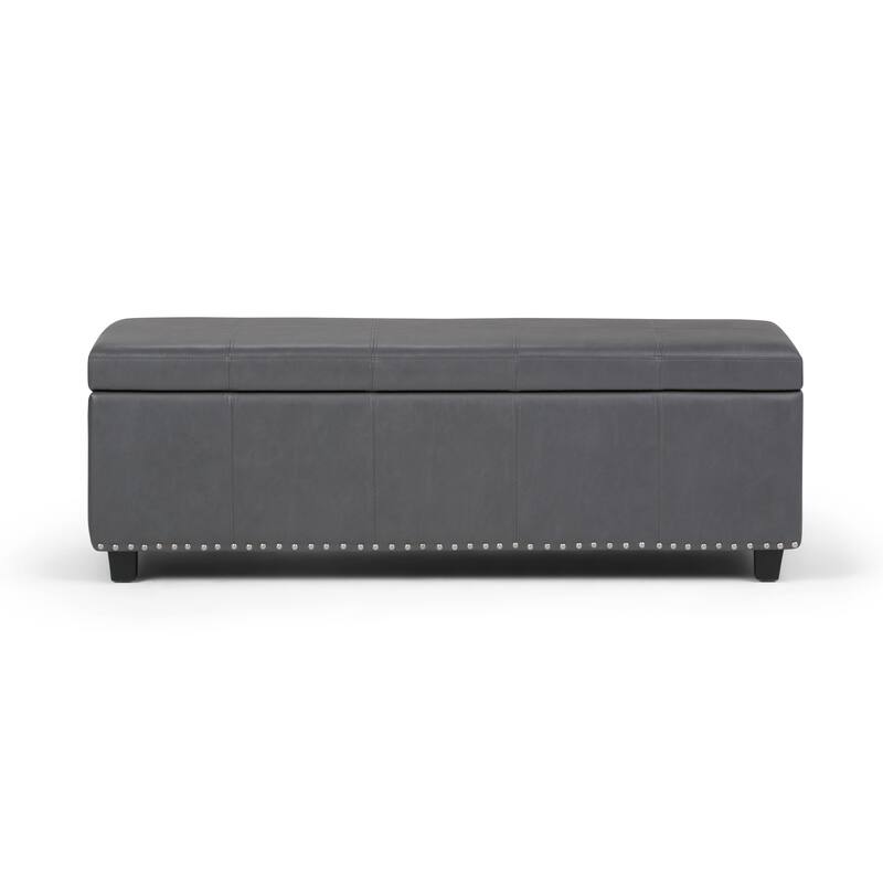 WYNDENHALL Stanford Upholstered Storage Ottoman