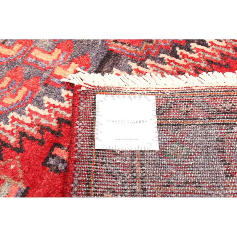 ECARPETGALLERY Hand-knotted Andelz Red Wool Rug - 4'2 x 7'1