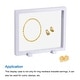 preview thumbnail 5 of 20, Floating Frame Holder 3D Jewelry Display Box with Base