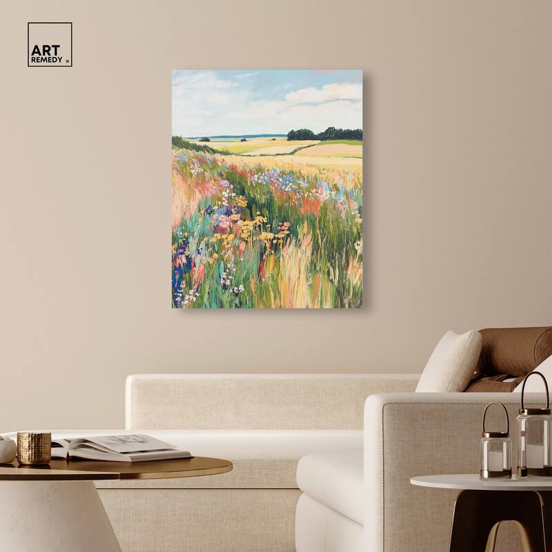 Open Field I Canvas by Art Remedy, Gallery Wrapped