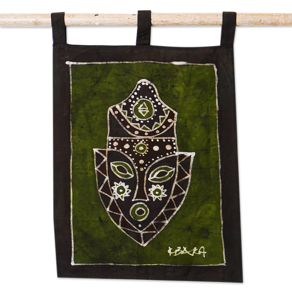 Novica Handmade Human Gaze Cotton Wall Hanging