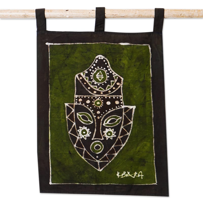 Novica Handmade Human Gaze Cotton Wall Hanging