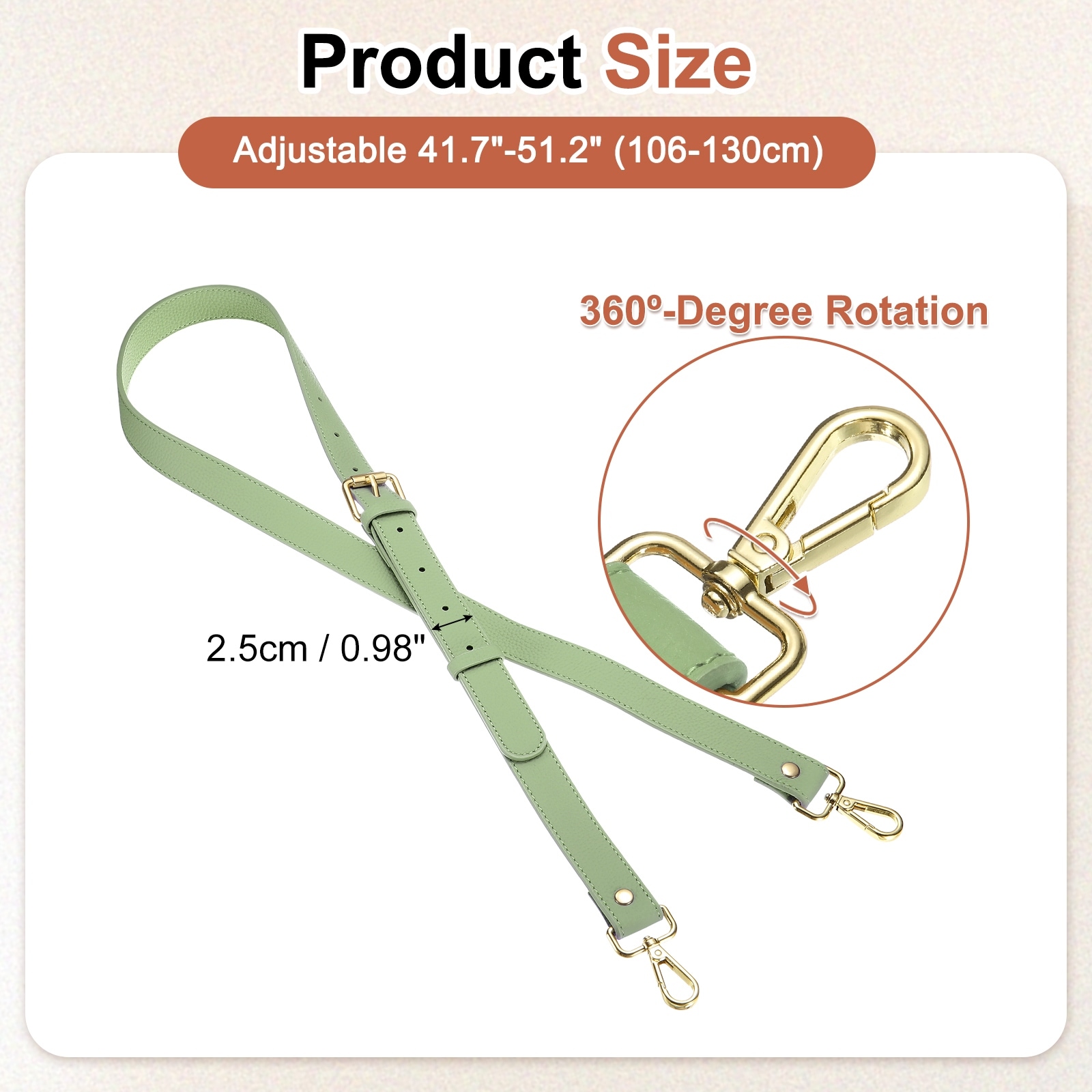 Purse Strap, Adjustable Crossbody Replacement Straps for Women Handbags Shoulder Bag