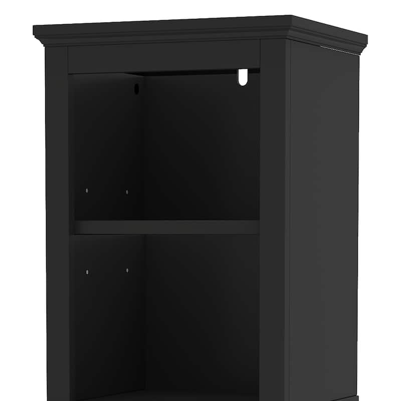 53 Inch Tall Tilt Out Laundry Hamper Cabinet with Hidden Basket and Storage Drawer