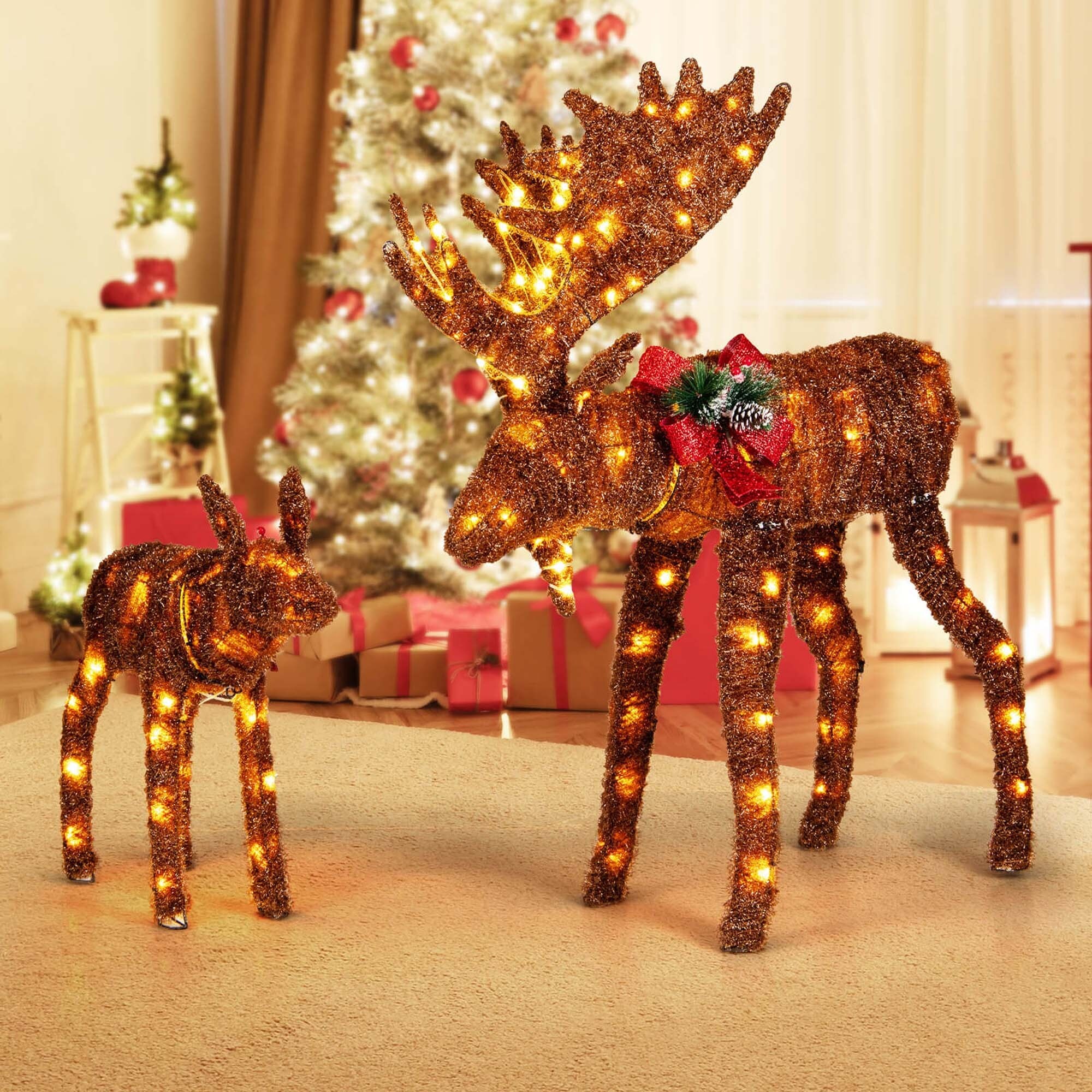 2-PCS-Lighted-Christmas-Moose-