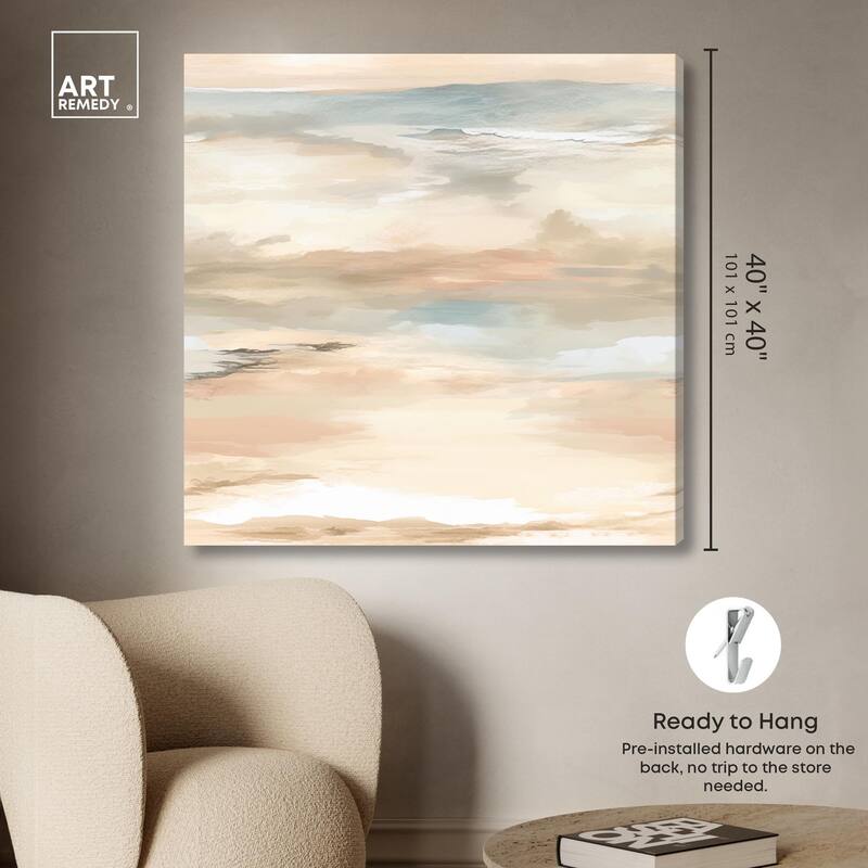 Roseate Skyfall I Canvas by Art Remedy, Gallery Wrapped