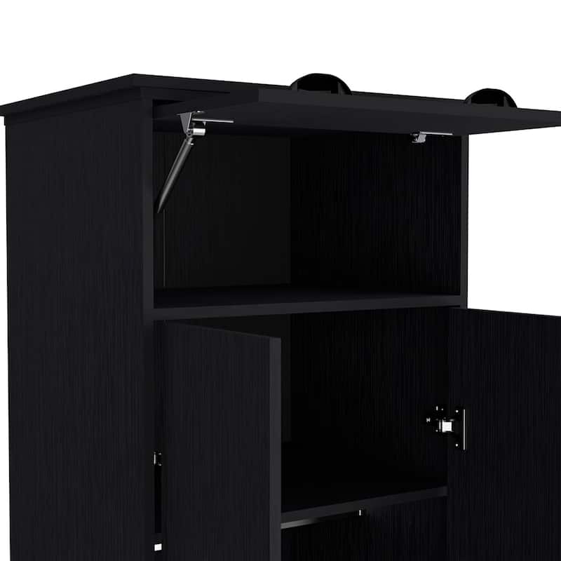 Armoire for Living Room ,Apartment, Bedroom, Black