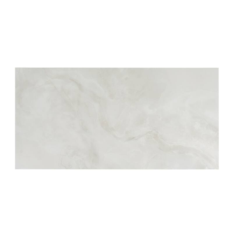 Splendor 24x48 in. Ivory Pearl White Honed Porcelain Crosscut Large Wall and Floor Tile (15.5 sq ft/case, 2-Pack)