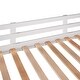 preview thumbnail 17 of 17, Twin over Twin Classic Wooden Bunk Bed with Two Drawers,Space-Efficient Multifunctional Bunk Bed With Storage,White