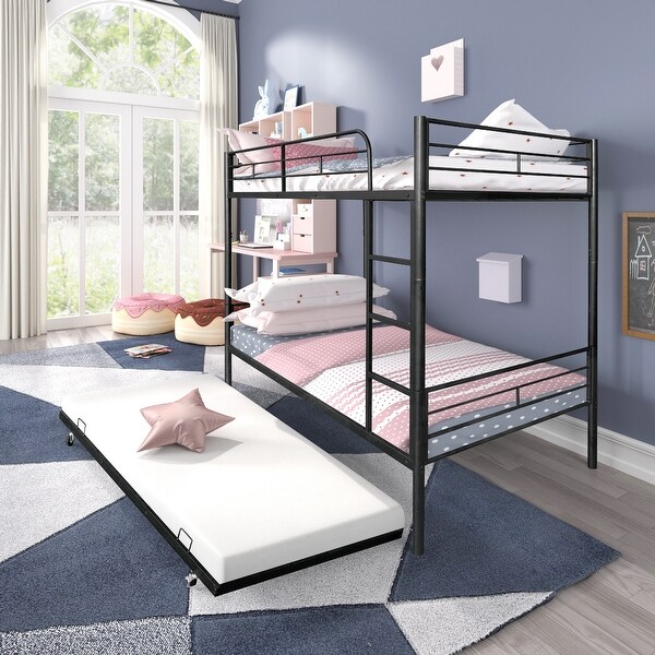 Separatable Bunk Bed with Trundle - Bed Bath & Beyond - 43010526