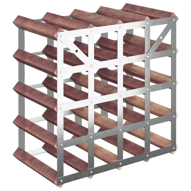 vidaXL Countertop Wine Rack Bottle Holder Wine Storage Organizer Solid Wood
