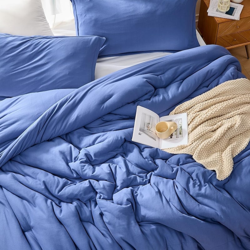 Love Thick® - Soothing Coma Inducer Oversized Comforter Set - Country Blue