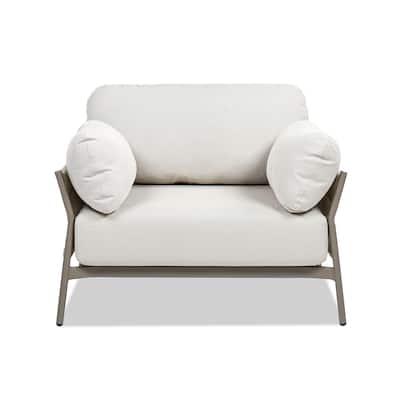 Jennifer Taylor Home Jasper Patio Armchair - 39.5"W X 31.5"D X 31.5"H