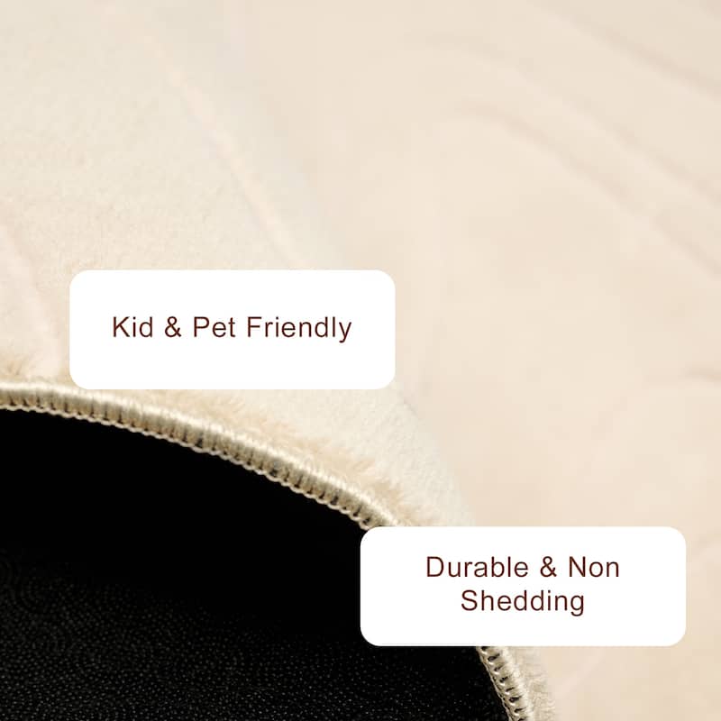 ECARPETGALLERY Somos Modern Machine Washable Area Rug