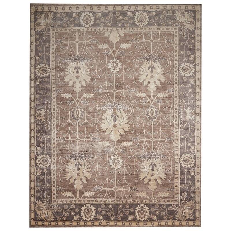 Nourison Aldora Vintage Botanical Medallion Area Rug