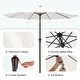 preview thumbnail 6 of 76, 9-ft Patio Market Umbrella with Tilting Pole, Waterproof & Breathable Canopy